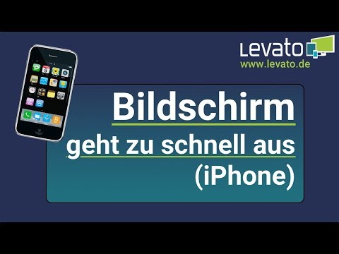 Levato.de | Handy-Bildschirm geht zu schnell wieder aus (iPhone, Automatische Sperre)