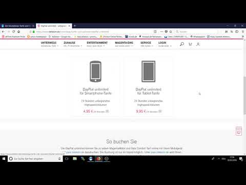 Dayflat unlimited bei der Telekom - noch eine Möglichkeit, ohne Limit zu surfen