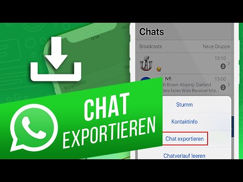 WhatsApp Chat exportieren