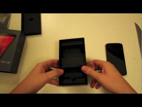 Unboxing: LG Google Nexus 4 im ersten Eindruck (deutsch)