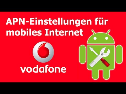 Vodafone: APN-Einstellungen für mobiles Internet