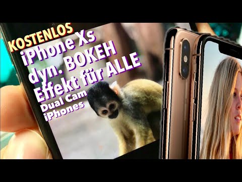 iPhone Xs einstellbarer BOKEH Unschärfen Effekt für ältere Dual Cam iPhones freischalten