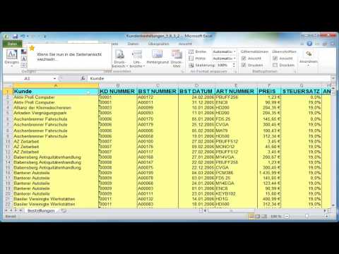 Excel: Im Querformat drucken