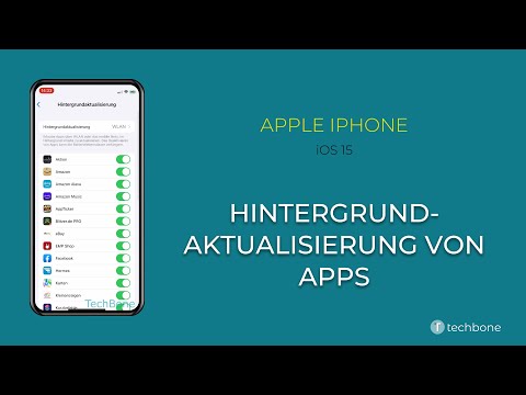 Automatische Hintergrundaktualisierung von Apps de-/aktivieren - Apple iPhone [iOS 15]