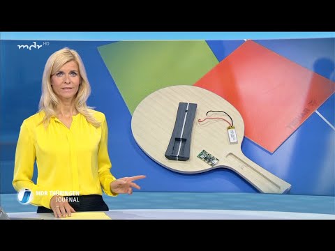 Smart Racket – ein intelligenter Tischtennisschläger | MDR Thüringen Journal