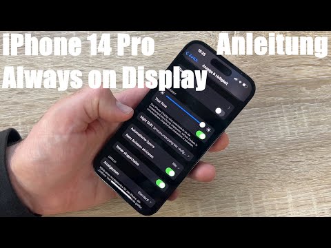 Always On Display (AOD) aktivieren und deaktivieren Apple iPhone 14 Pro Sperrbildschirm bearbeiten