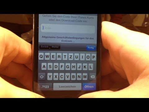 iTunes Karte einlösen am PC und am iPhone - Anleitung