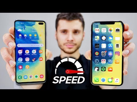 Samsung Galaxy S10 Plus vs iPhone XS Max Speed Test! (Exynos 9820)