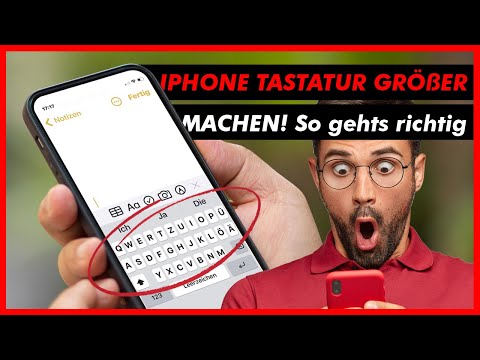 iPhone Tastatur größer machen und iPhone Schriftgröße ändern 🧐