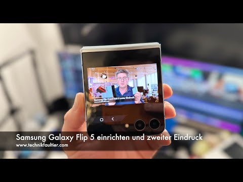 Samsung Galaxy Flip 5 einrichten und zweiter Eindruck