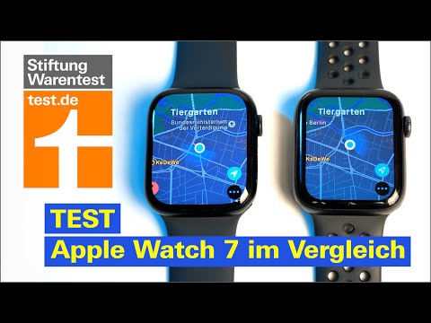 Test Apple Watch 7: Die Series 7 im Vergleich zur Series 6 &amp; Schnellcheck (Stiftung Warentest)