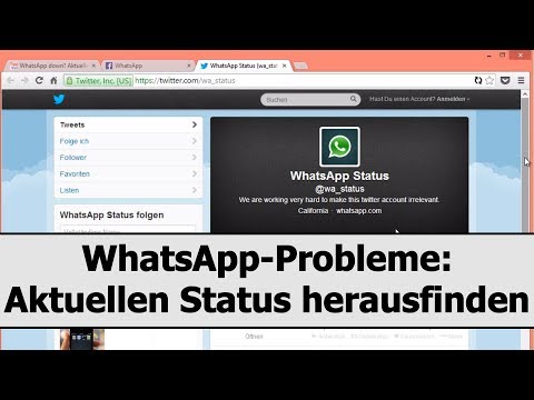 WhatsApp down und keine Verbindung? Status, Probleme und Störungen bei WhatsApp herausfinden