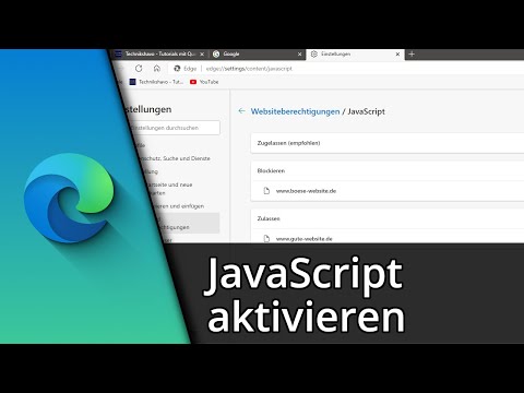 Edge Javascript aktivieren / deaktivieren ✅ Tutorial