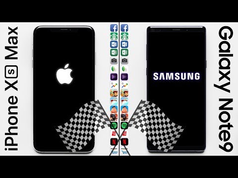 iPhone XS Max vs. Galaxy Note 9 Speed Test