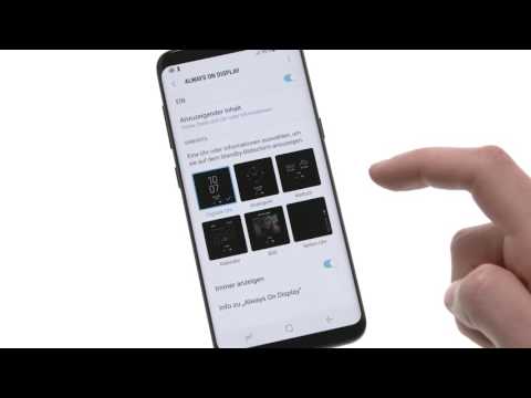 Samsung Galaxy S8: Einrichtung von Always On Display