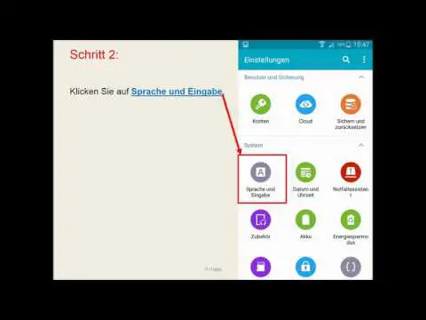 Anleitung: Samsung Sprache ändern ( Android )