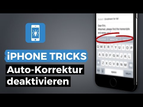 iPhone Auto Korrektur ausschalten und deaktivieren | iPhone-Tricks.de