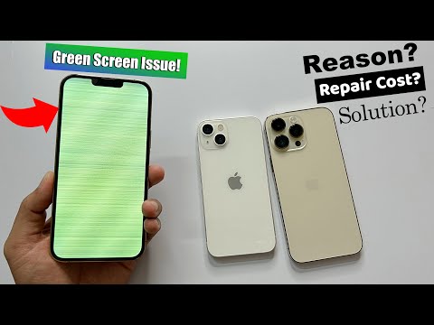 iPhone Green Display Issue ! Reason &amp; Solution For it? iPhone 13, 14, 13 Pro, 14 Pro (HINDI)