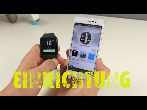 Sony Smartwatch 3 Einrichtung &amp; Installation (deutsch)