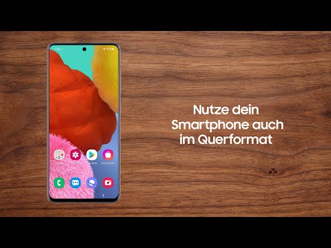 Galaxy Smartphone: Nutze dein Smartphone auch im Querformat