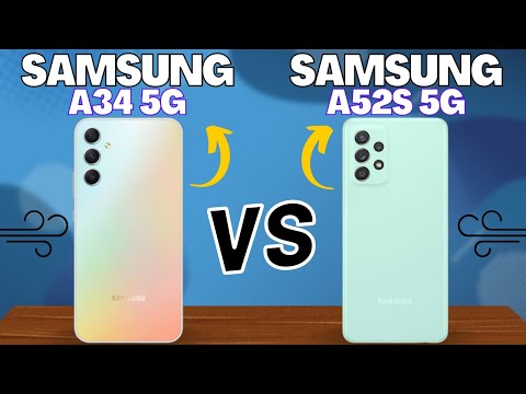 Samsung A34 vs Samsung A52s Deutsch | Vergleich