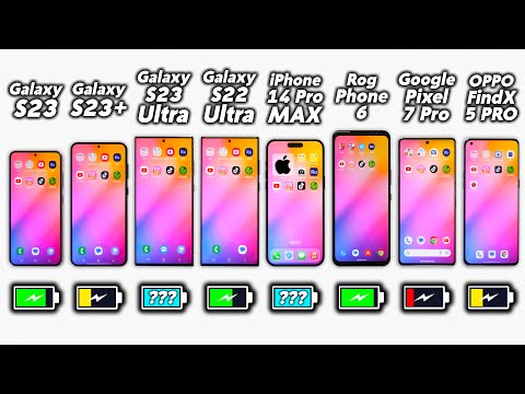 Test batterie : iPhone 14 Pro Max vs Galaxy S23 Ultra, S23+, S23, Pixel 7 Pro, Find X5 Pro,…