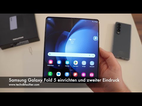Samsung Galaxy Fold 5 einrichten und zweiter Eindruck