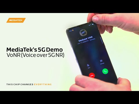 Demonstrating VoNR using MediaTek&#039;s 5G technologies