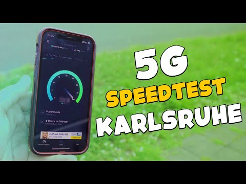 5G! So SCHNELL ist es WIRKLICH... | 5G (N78) Speedtest in Karlsruhe mit Vodafone | iPhone 12