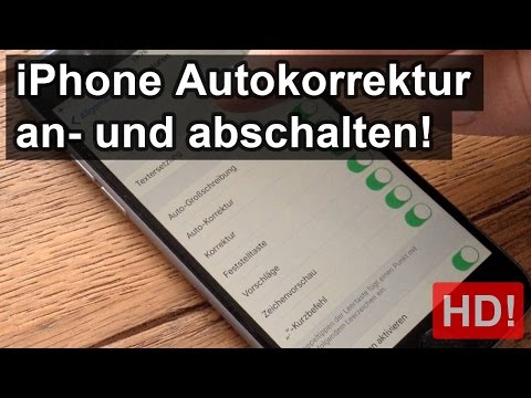 iPhone: Autokorrektur an- und ausschalten!