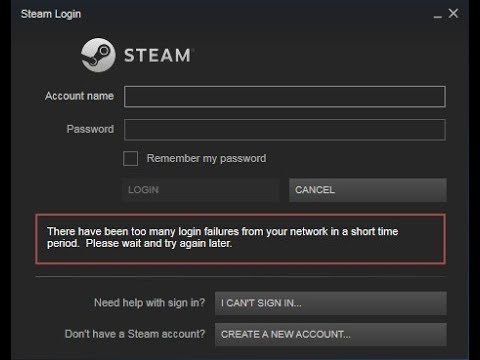 STEAM LOGIN FAILED (Easy FIX)