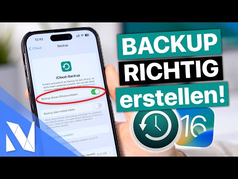 iPhone Backup erstellen (iCloud, Finder, iTunes) mit iOS 16! (2022) | Nils-Hendrik Welk