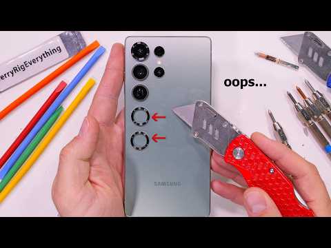 The Camera Rings are Fake! (Galaxy S25 Ultra Durability Test)