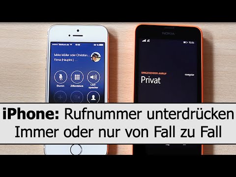 iPhone: Rufnummer unterdrücken - generell immer oder nur für einen Anruf