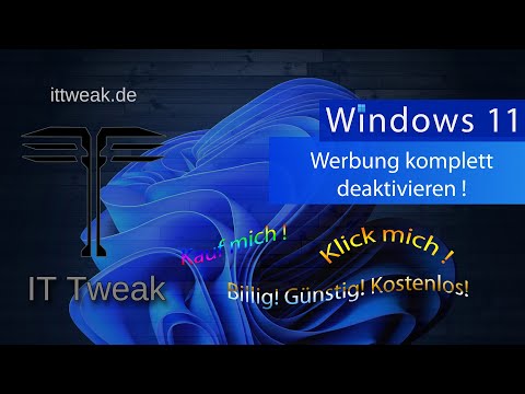 Windows 11 - Werbung im System komplett deaktivieren