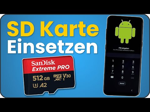 micro SD Karte in Handy einsetzen 📱 Speicherkarten Handy Android Smartphone Speicherplatz erweitern