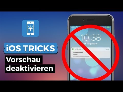 Nachrichten Vorschau im iPhone deaktivieren - So geht&#039;s!