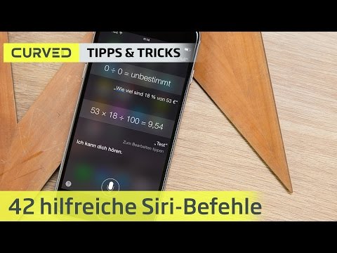 42 Siri-Sprachbefehle | deutsch