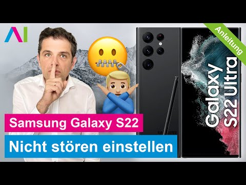 Samsung Galaxy S22 - Nicht stören aktivieren und einstellen • 📱 • 🤐 • 🔕 • Anleitung | Tutorial