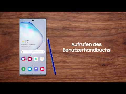 Galaxy Smartphone: Aufrufen des Benutzerhandbuchs