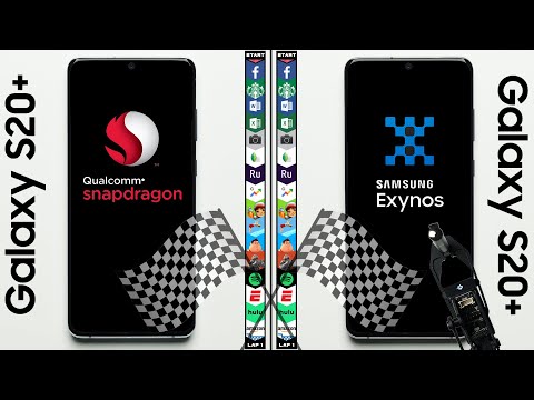 Galaxy S20 (Snapdragon) vs Galaxy S20 (Exynos) Speed Test