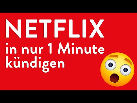 Netflix kündigen - in genau 1 Minute erledigt!