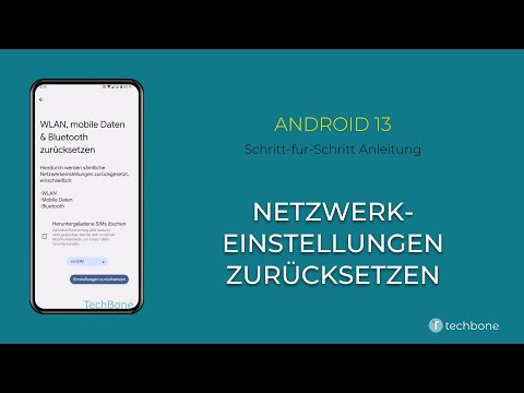 Netzwerkeinstellungen zurücksetzen [Android 13]