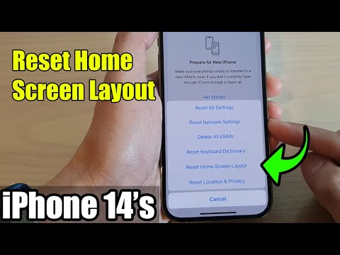 iPhone 14&#039;s/14 Pro Max: How to Reset Home Screen Layout