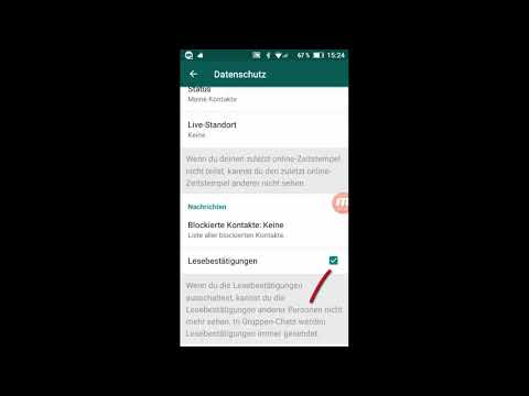 WhatsApp Grundlagen: #48 Lesebestätigung / Lesebestätigungen / ausschalten / deaktivieren