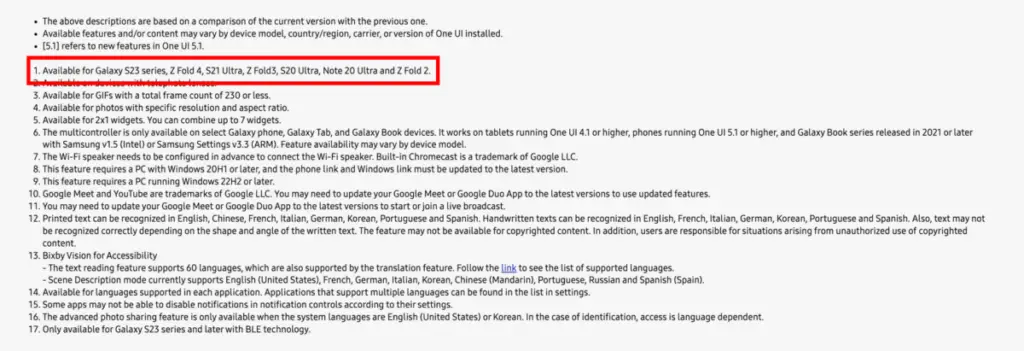 Samsung One Ui 5.1 Update
