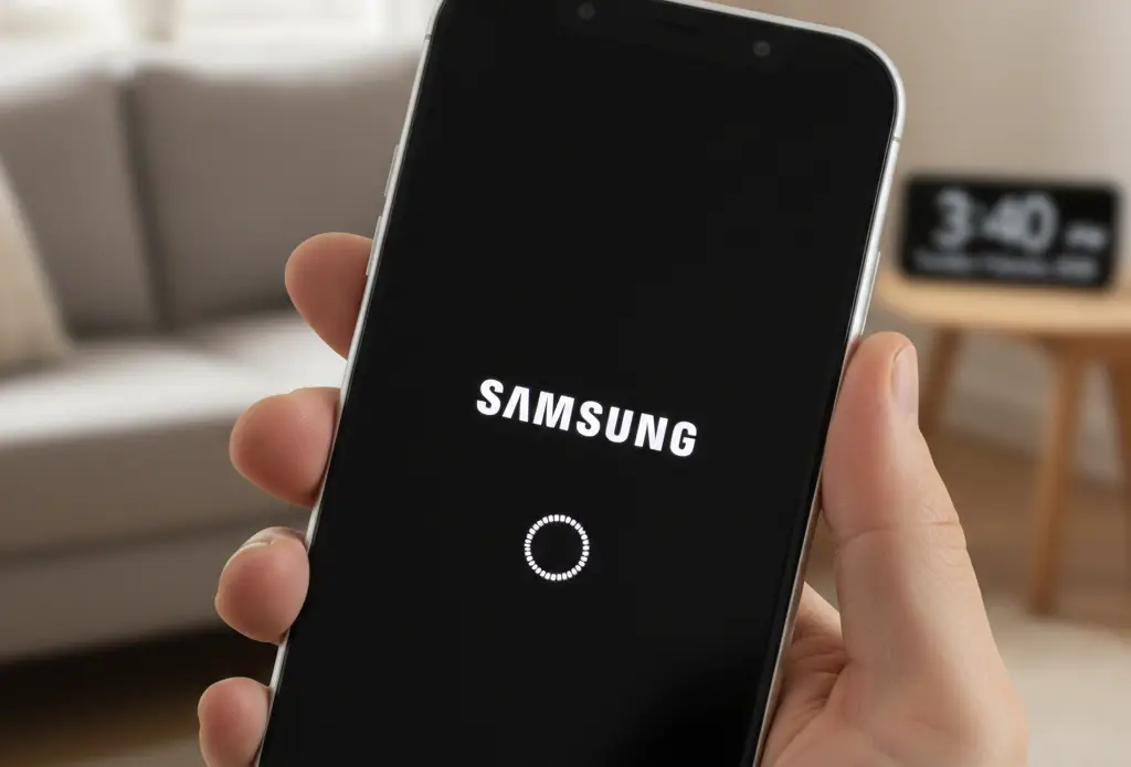 Schnelle Hilfe! Smartphone startet nur bis zum Samsung Logo