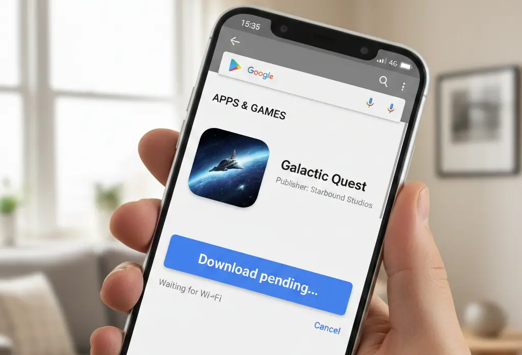 Keine Panik! Google Play Store Meldung „Download ausstehend“ beheben