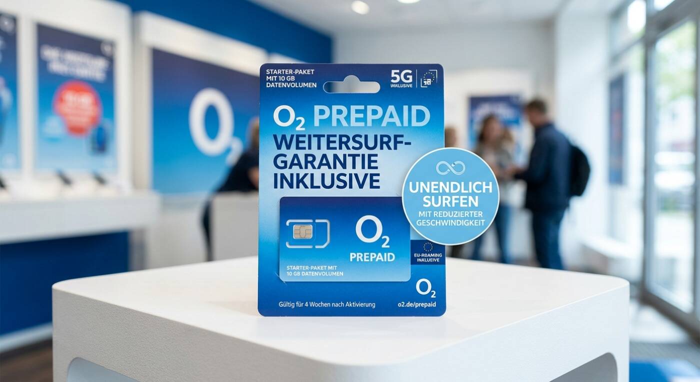Die O2 Weitersurf-Garantie ist zurück – aber nur für die Prepaid Flat