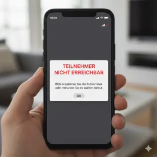Fehlermeldung Teilnehmer nicht erreichbar